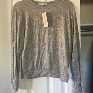 Gray long sleeve top